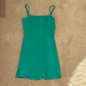 French Connection Emerald Green Mini Dress